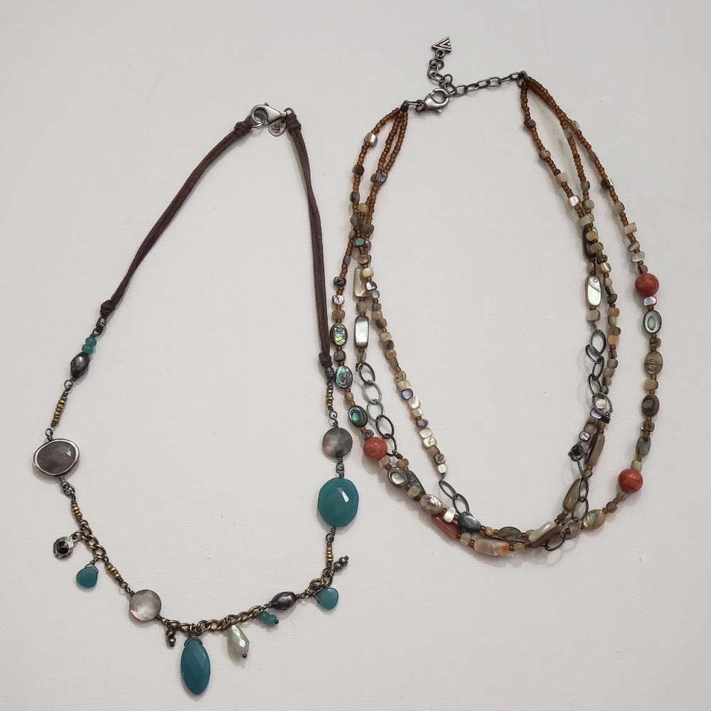 Two Silpada 925 necklaces